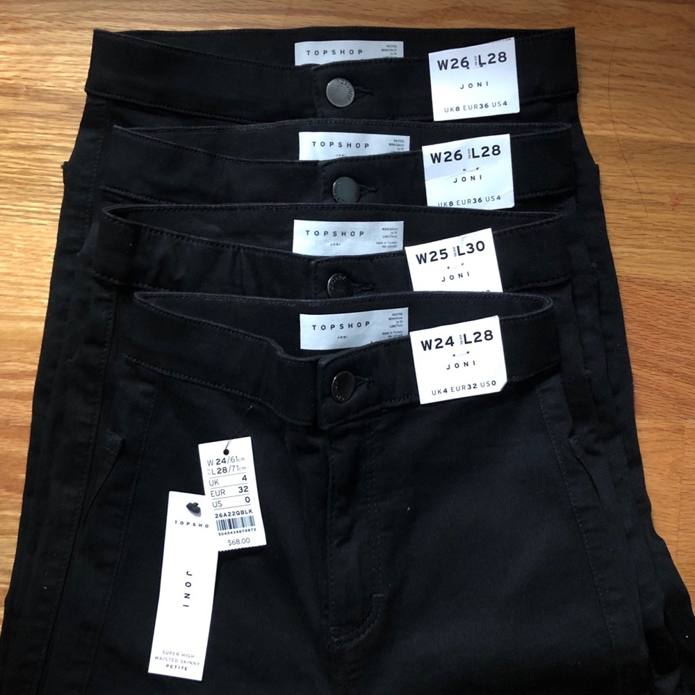 TOP SHOP JONI JEANS PETITE